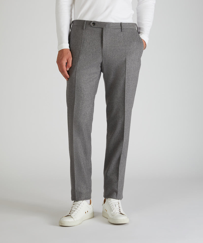 Slowear Pantalone slim fit in flanella di lana e cashmere Offerte