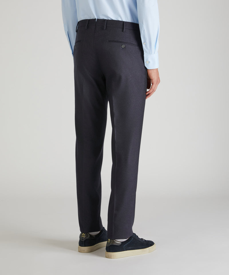 Slowear Pantalone slim fit in flanella di lana e cashmere Hotsell