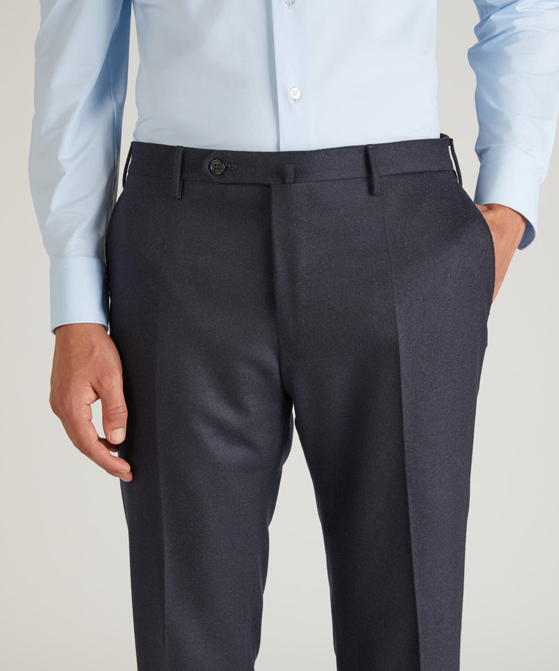 Slowear Pantalone slim fit in flanella di lana e cashmere Hotsell