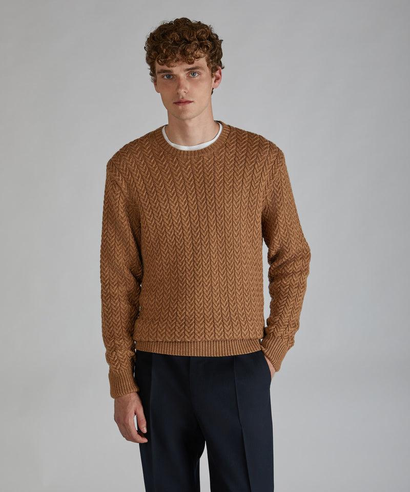 Slowear Girocollo slim fit in lana merinos Vendita Calda