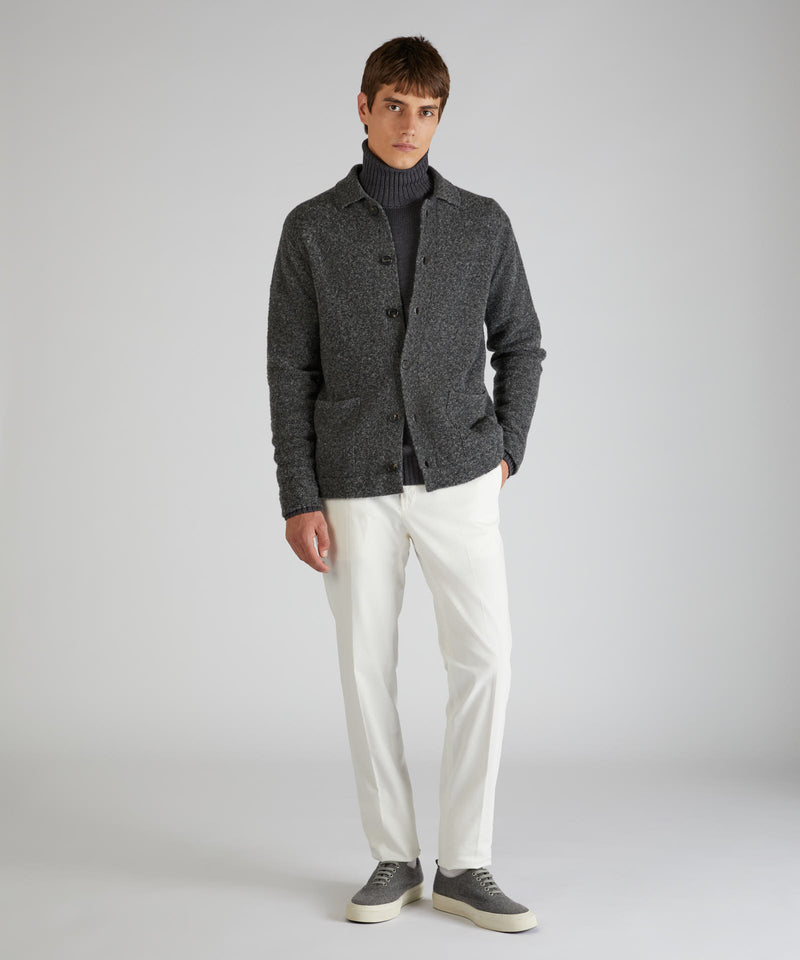 Slowear Overshirt in bouclé di lana e lana Geelong Hotsell