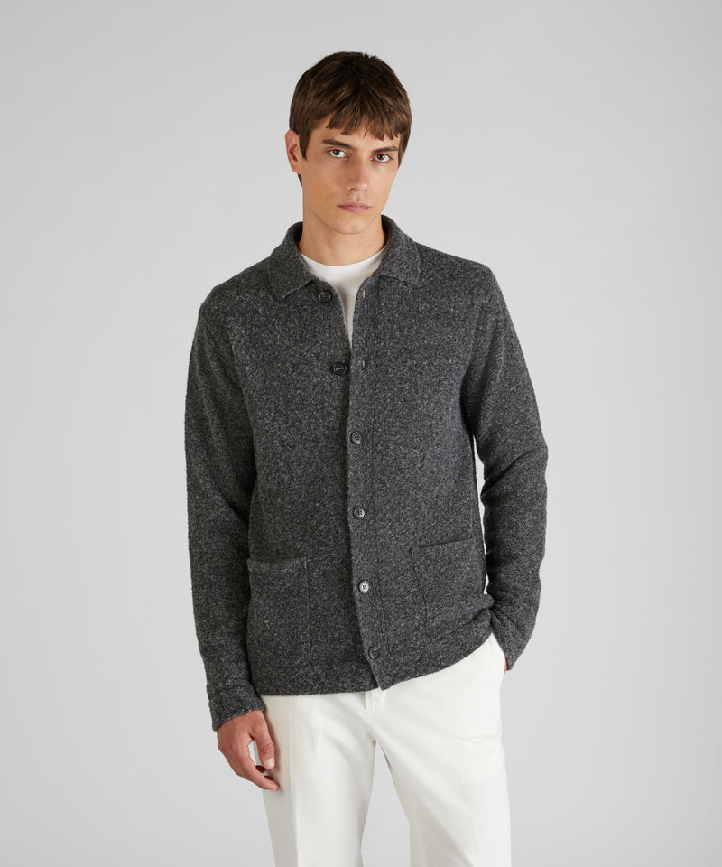 Slowear Overshirt in bouclé di lana e lana Geelong Hotsell