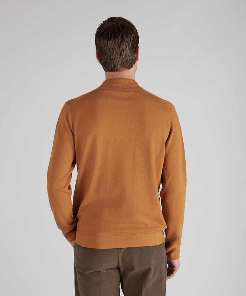 Slowear Polo slim fit in lana e cashmere In Saldo