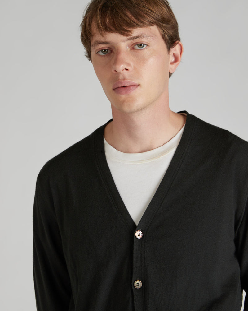 Slowear Cardigan slim fit in Flexwool certificato Spedizione gratuita