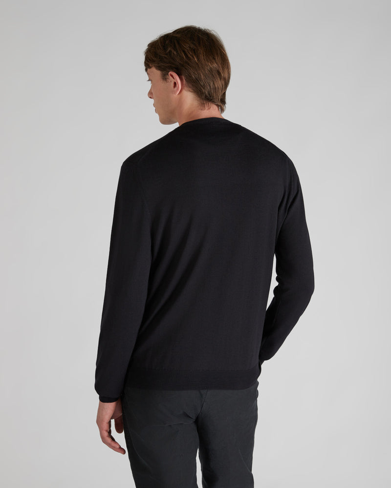Slowear Cardigan slim fit in Flexwool certificato Nuovo