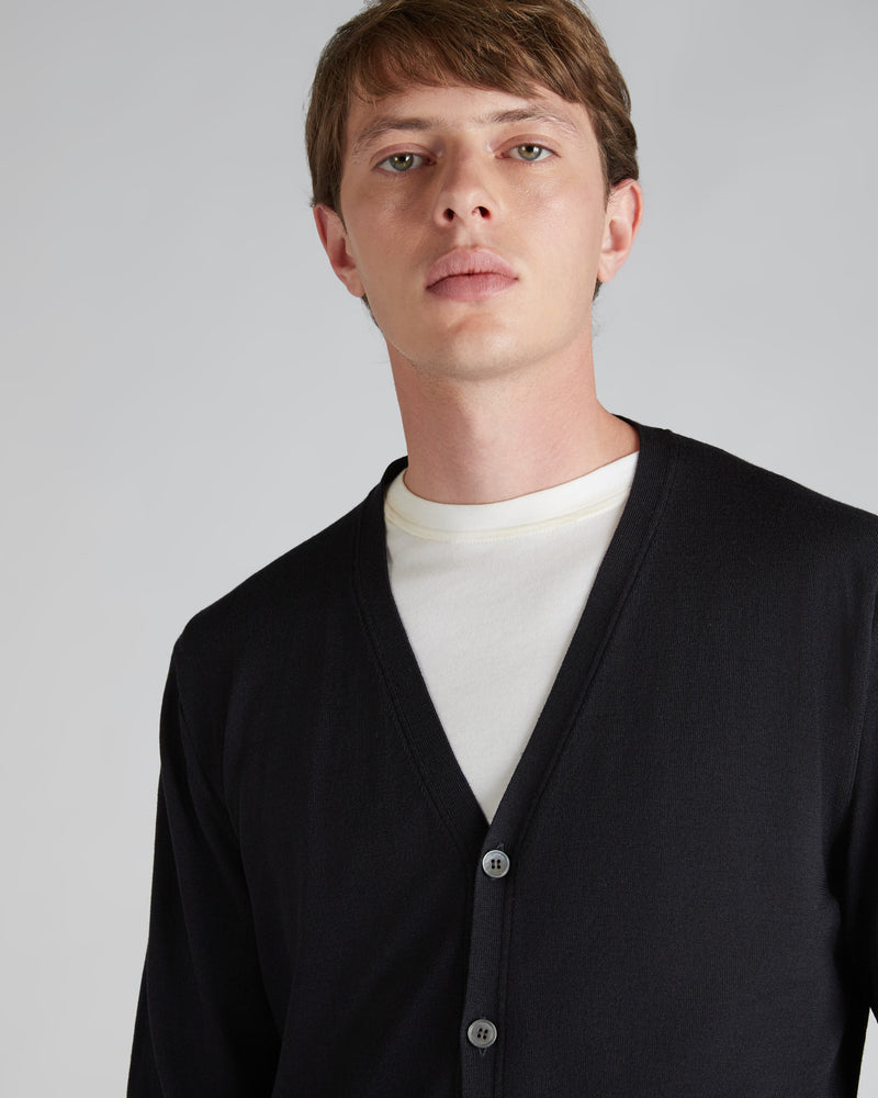 Slowear Cardigan slim fit in Flexwool certificato Nuovo