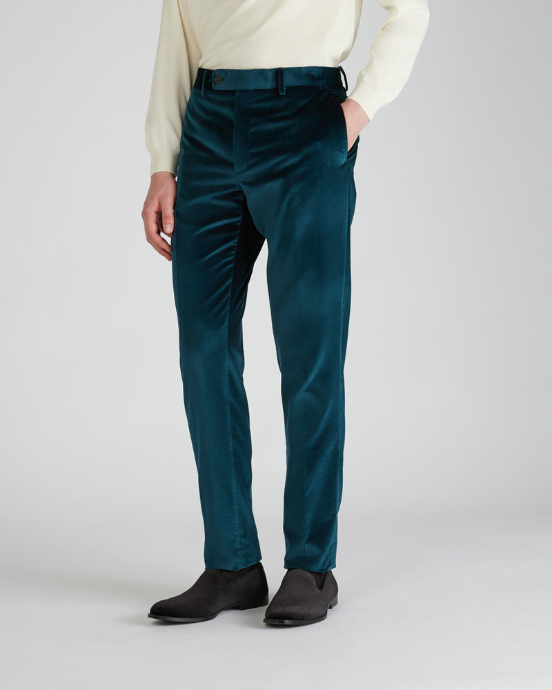 Slowear Pantalone tapered fit in velluto Comprare a buon mercato