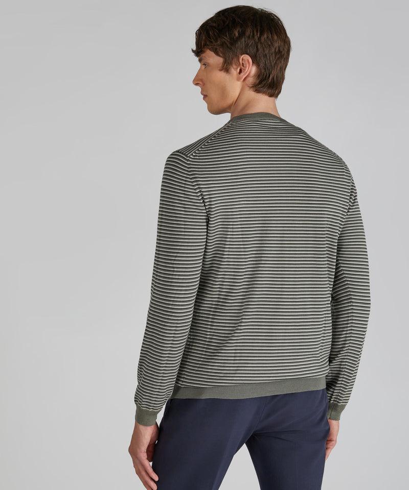 Slowear Girocollo slim fit in Flexwool Negozi Online
