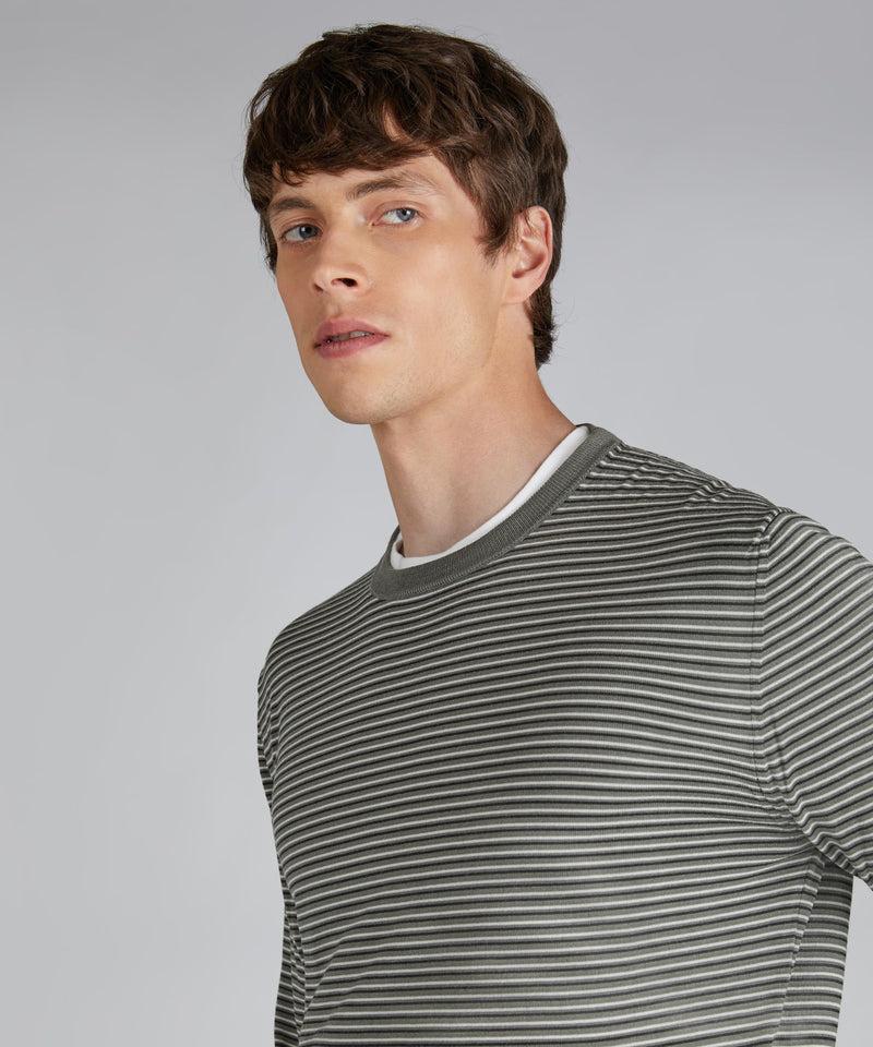 Slowear Girocollo slim fit in Flexwool Negozi Online