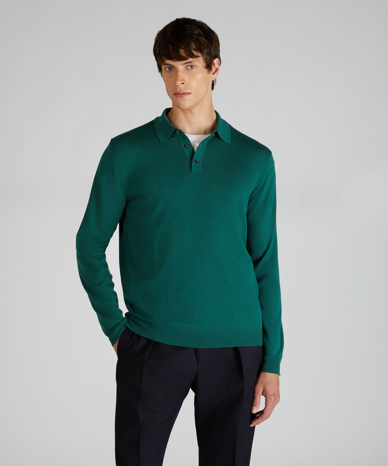 Slowear Polo slim fit in Flexwool Acquista Ora