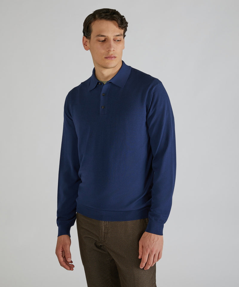 Slowear Polo slim fit in Flexwool Promozione Limitata