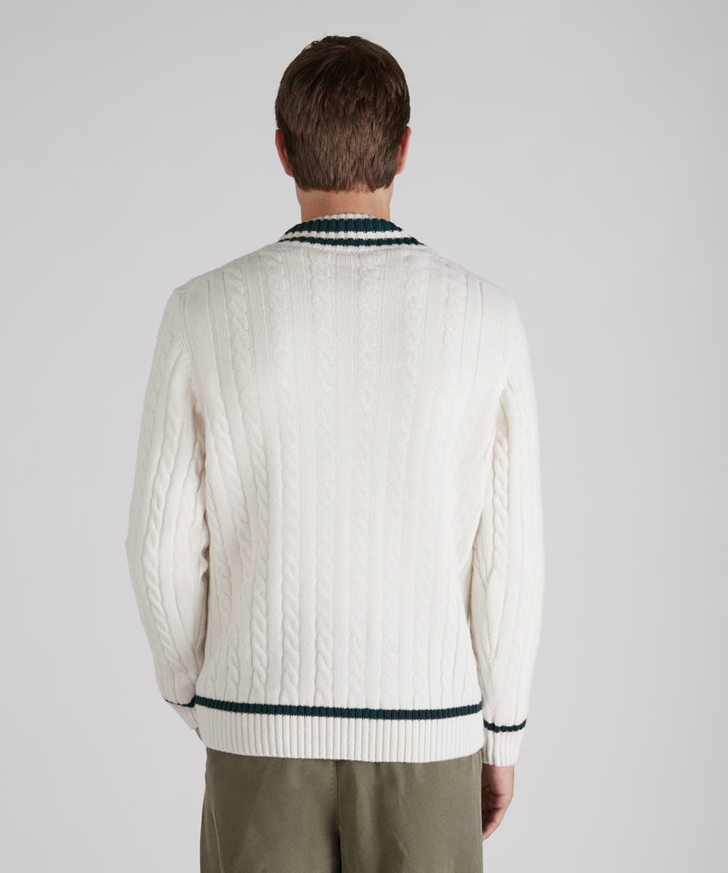Slowear Maglia con scollo a V in lana Geelong Prezzo Ridotto