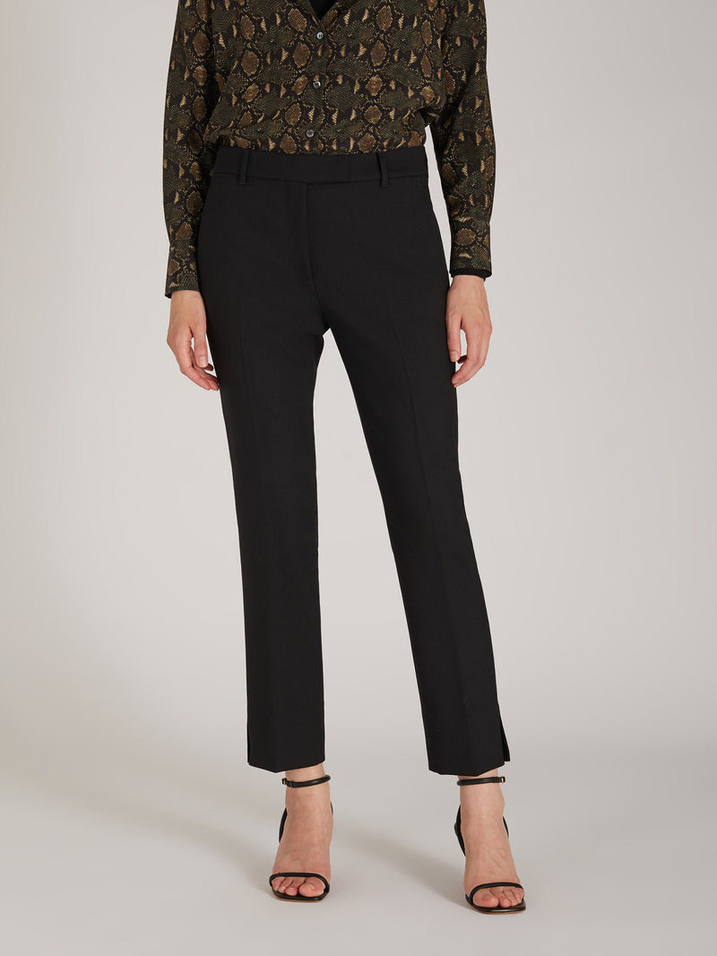 Slowear Pantalone slim fit in lana bistretch certificata Saldi Di Fabbrica