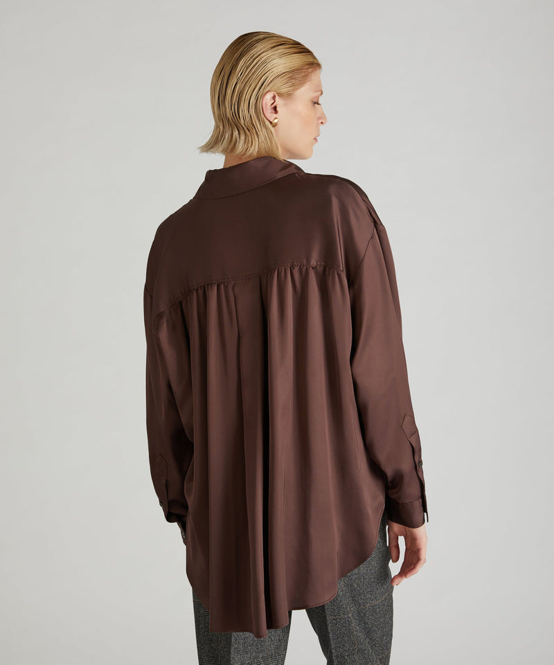 Slowear Camicia wide fit in raso I Più Venduti
