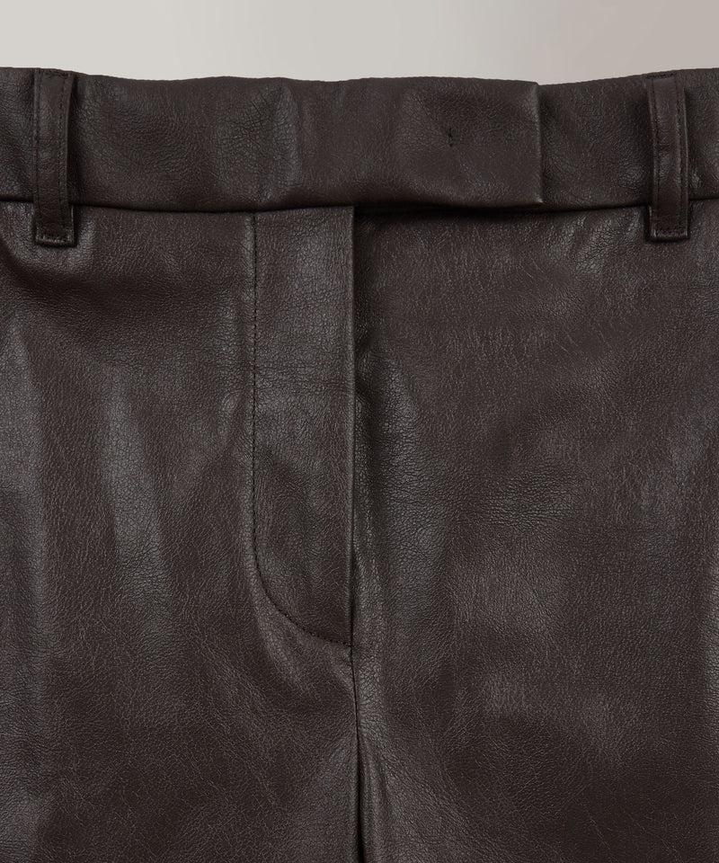 Slowear Pantalone slim fit in similpelle Italia
