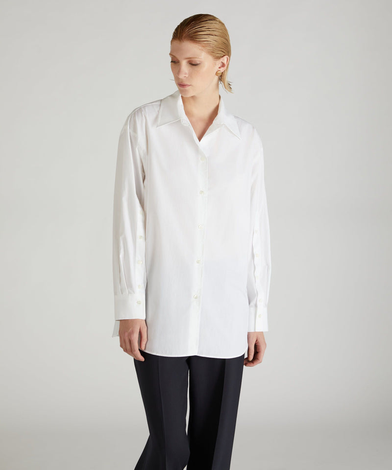 Slowear Camicia regular fit in popeline di cotone 2025