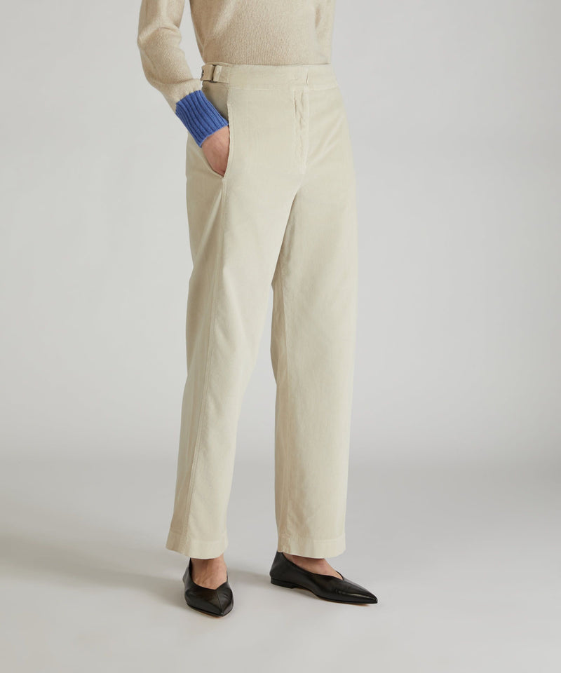 Slowear Pantalone regular fit in velluto Nuovo