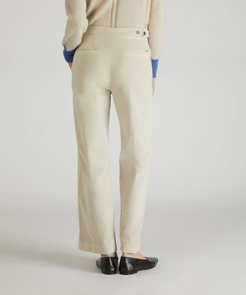 Slowear Pantalone regular fit in velluto Nuovo