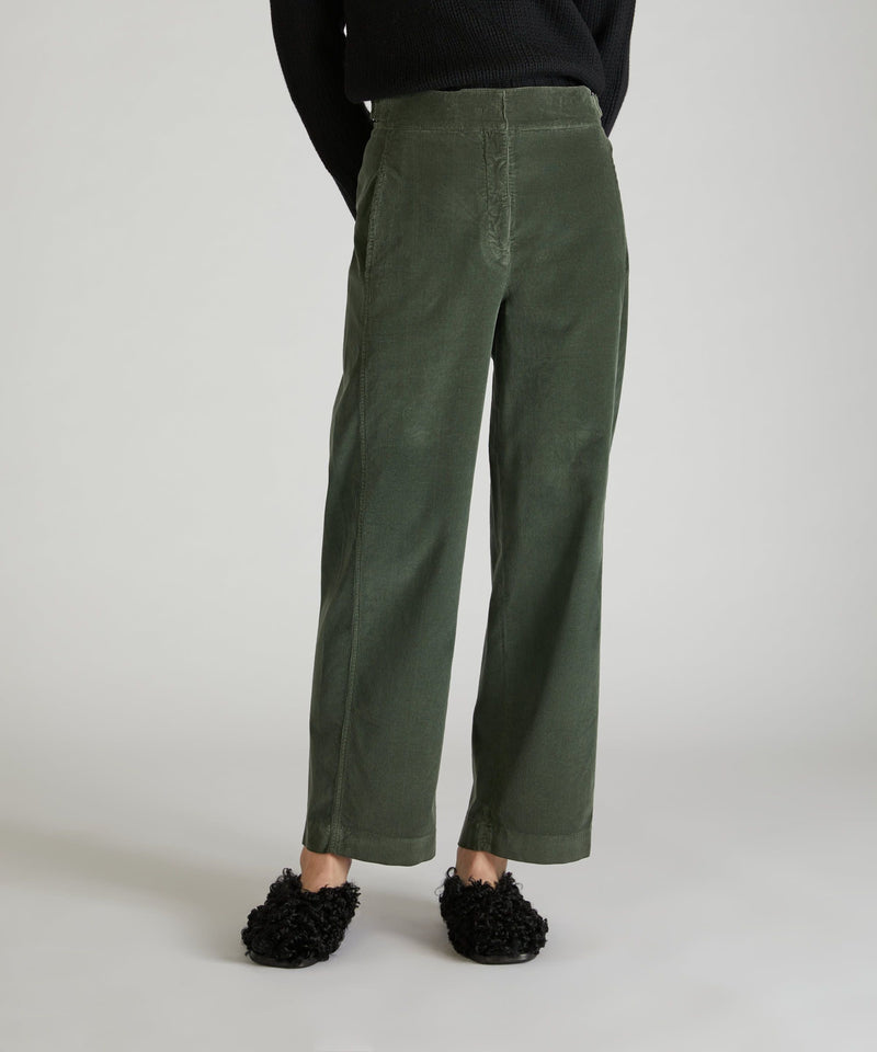 Slowear Pantalone regular fit in velluto Qualità
