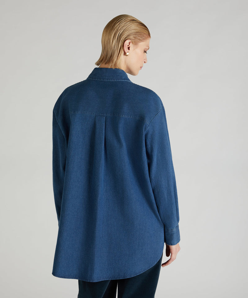 Slowear Camicia regular fit in denim di cotone Promozione