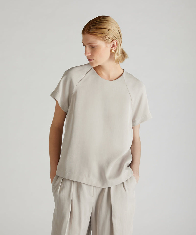 Slowear Camicia wide fit in lyocell Acquista Ora