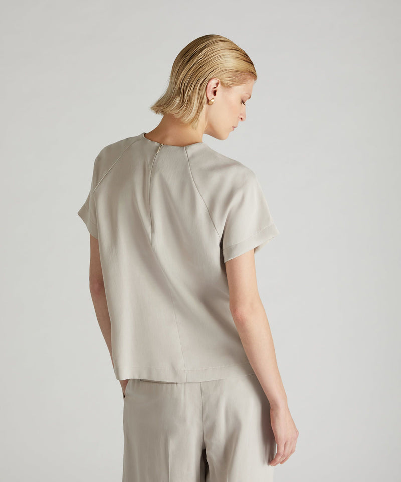 Slowear Camicia wide fit in lyocell Acquista Ora