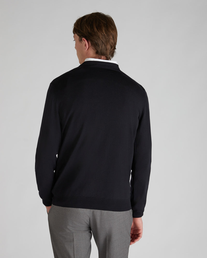 Slowear Girocollo slim fit in Flexwool certificato Qualità Garantita