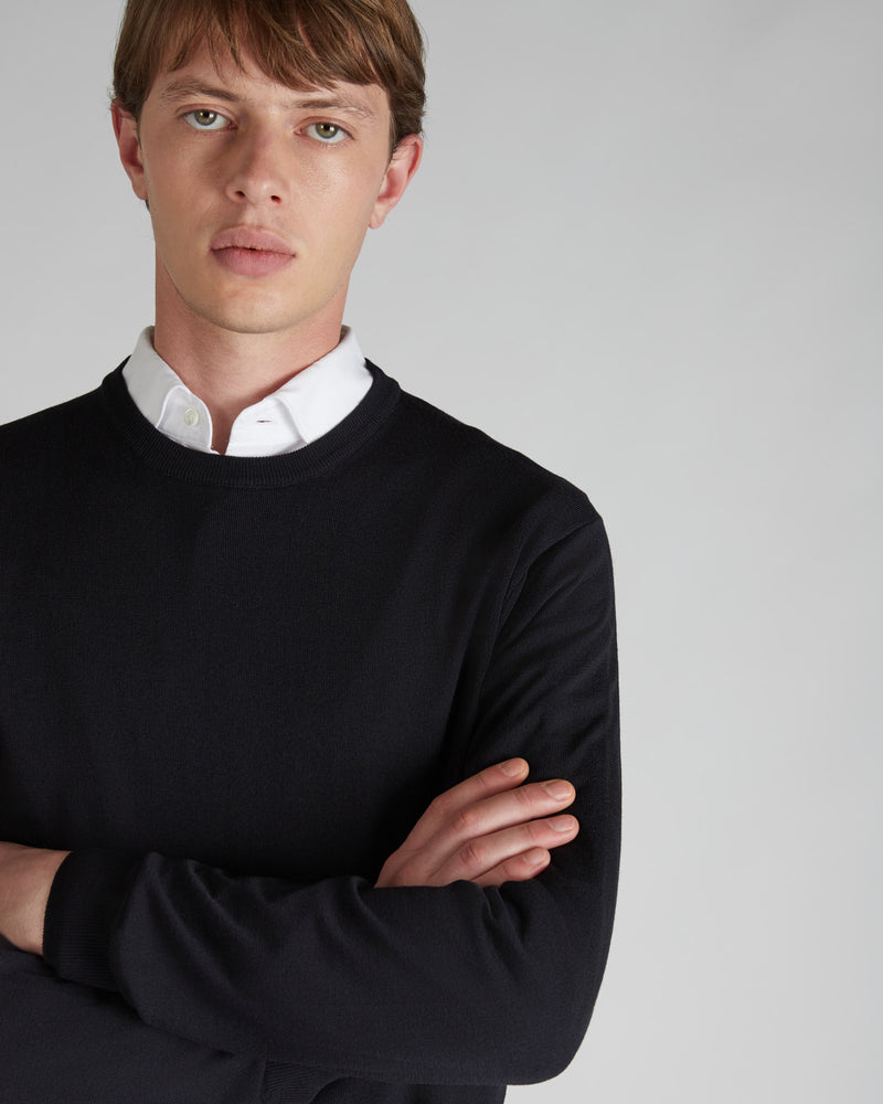 Slowear Girocollo slim fit in Flexwool certificato Qualità Garantita
