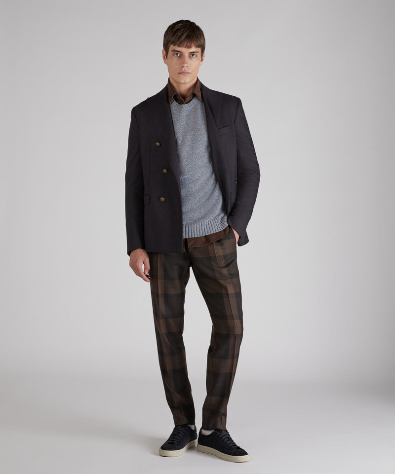 Slowear Girocollo slim fit in lana Geelong Vendita