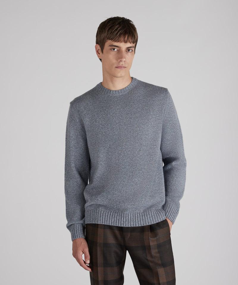 Slowear Girocollo slim fit in lana Geelong Vendita