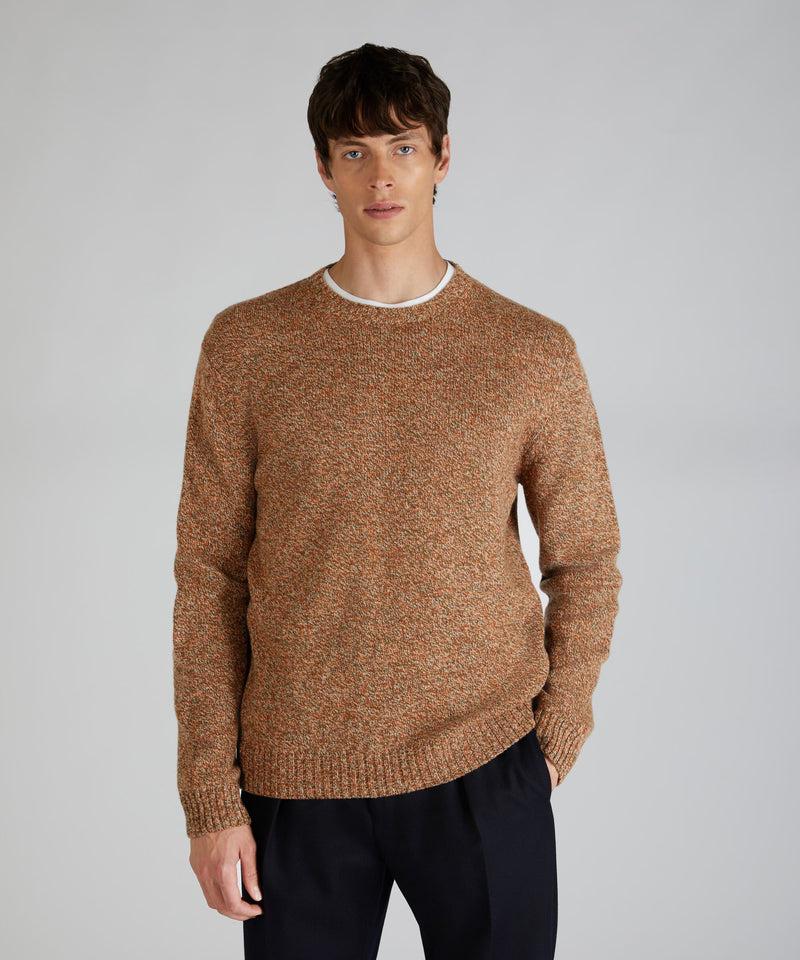 Slowear Girocollo slim fit in lana Geelong Promozione
