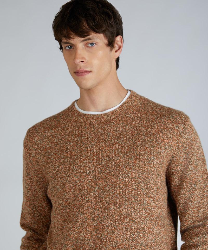 Slowear Girocollo slim fit in lana Geelong Promozione