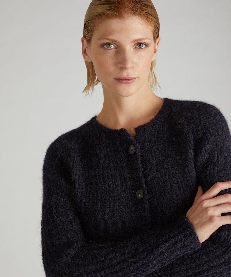 Slowear Cardigan slim fit in Mohair e Alpaca Acquista Ora