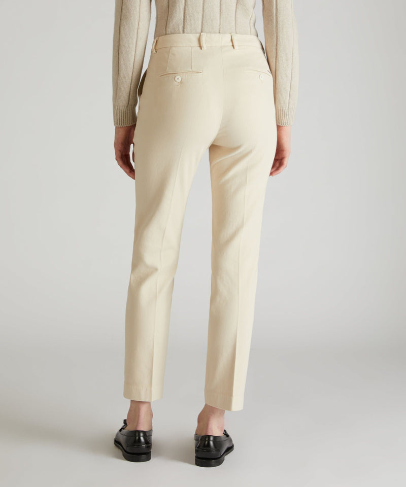 Slowear Pantalone slim fit in drill di cotone Shopping Online