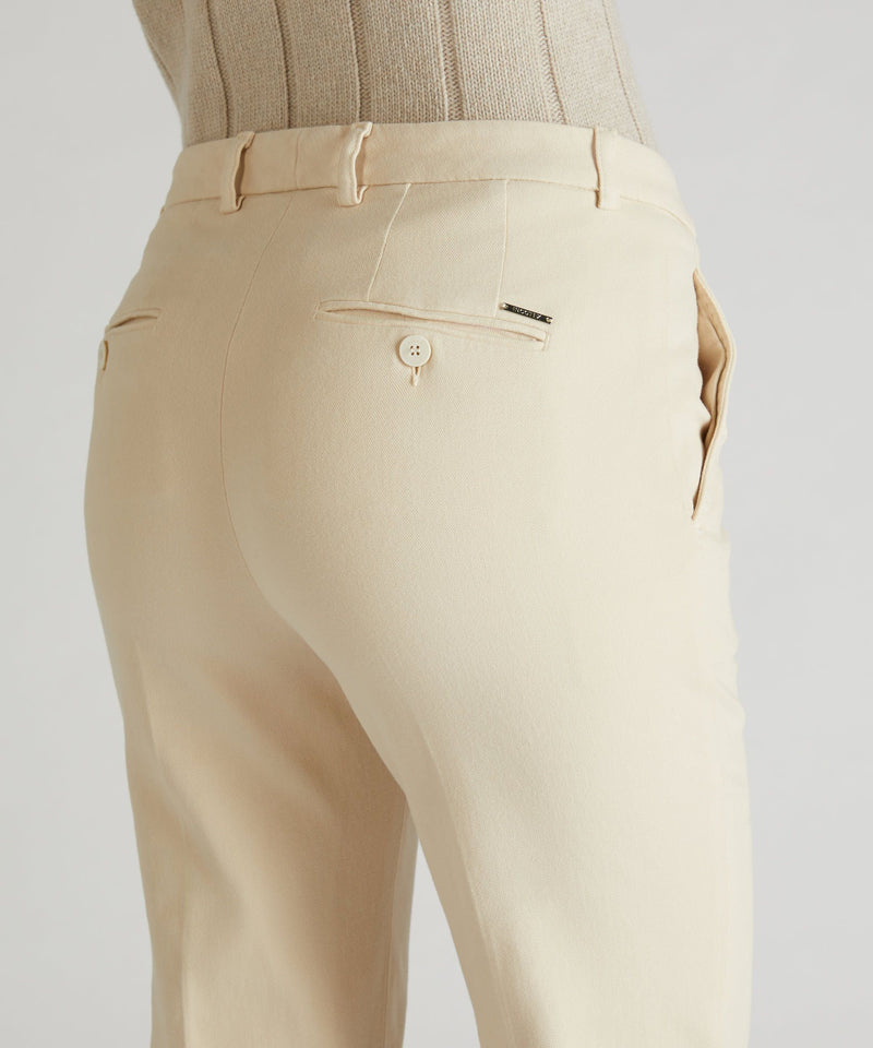 Slowear Pantalone slim fit in drill di cotone Shopping Online