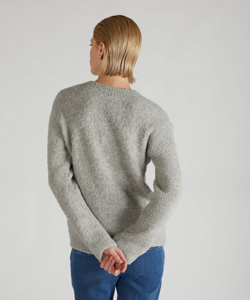Slowear Maglia over in bouclé di lana e Alpaca Presa
