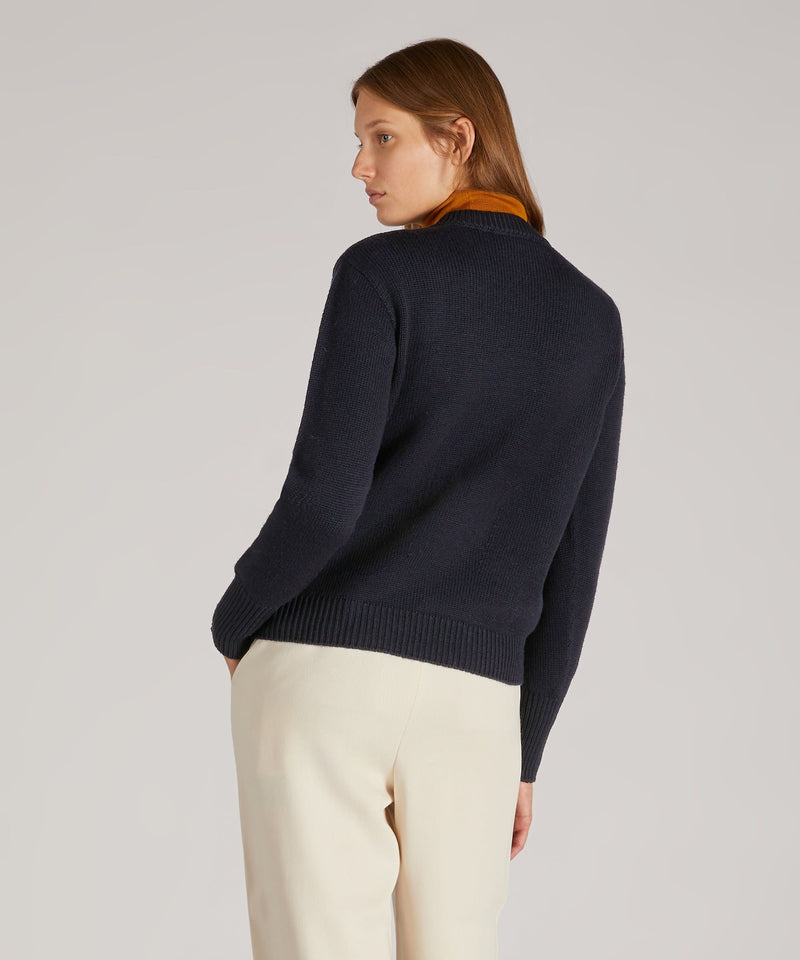 Slowear Girocollo regular fit in lana merinos certificata Offerte