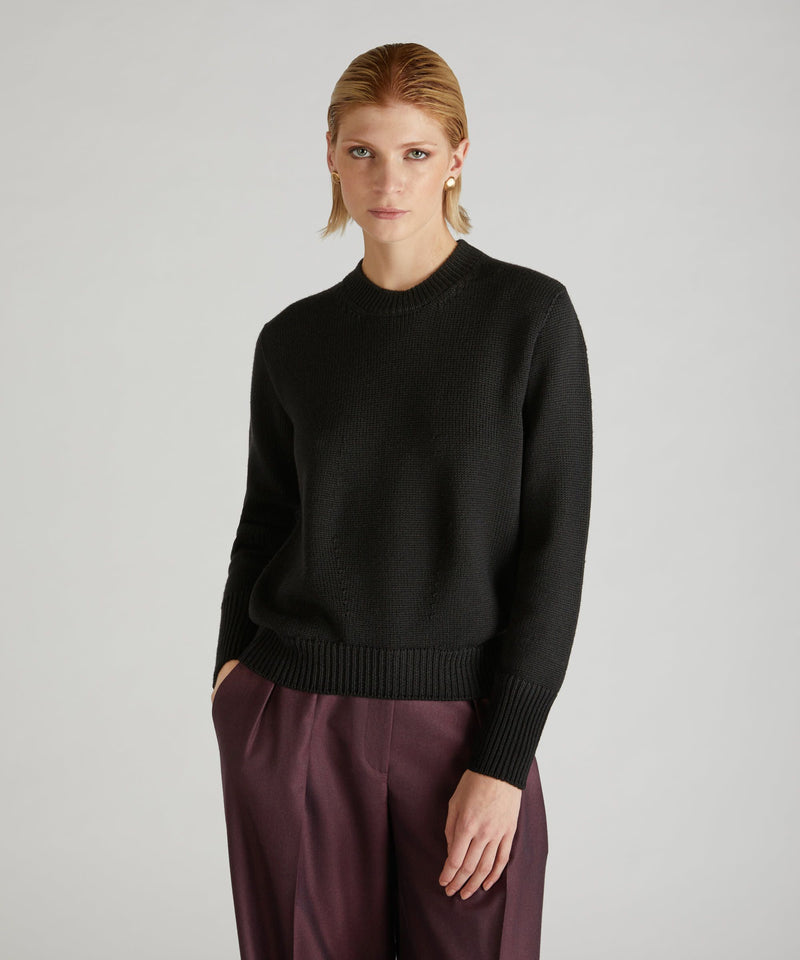 Slowear Girocollo regular fit in lana merinos certificata Hotsell