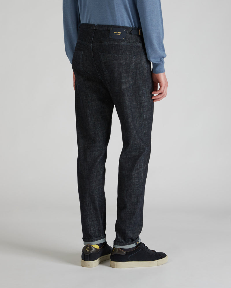 Slowear Pantalone sartoriale in denim stretch Qualità