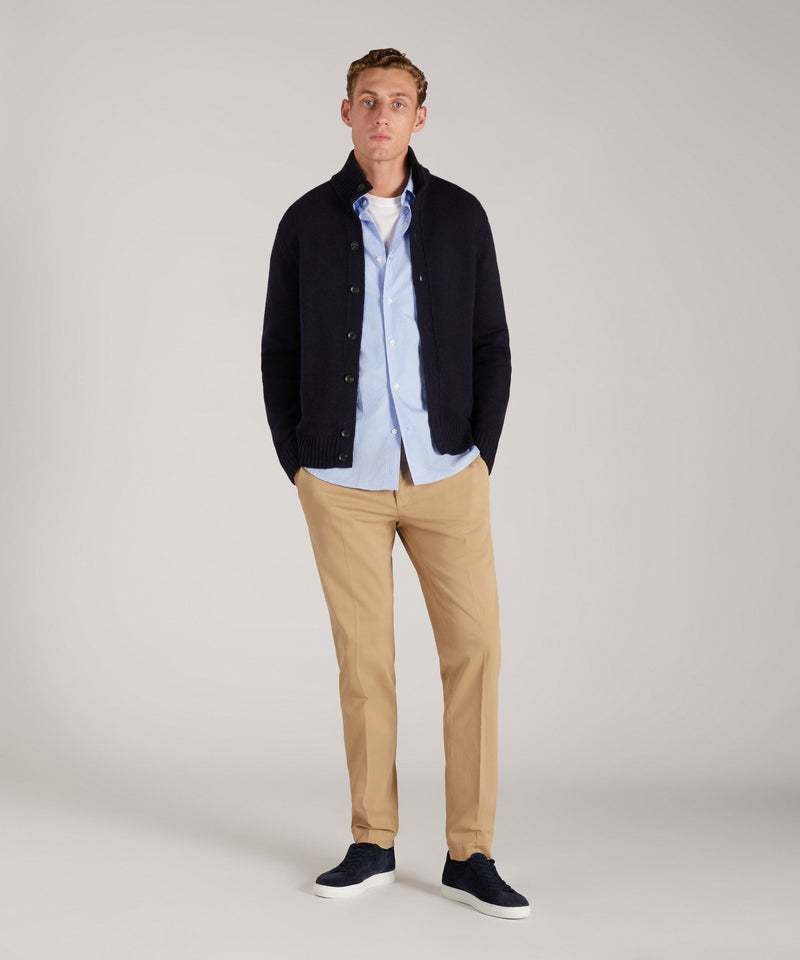 Slowear Pantalone tapered fit in tricocell certificato Promozione