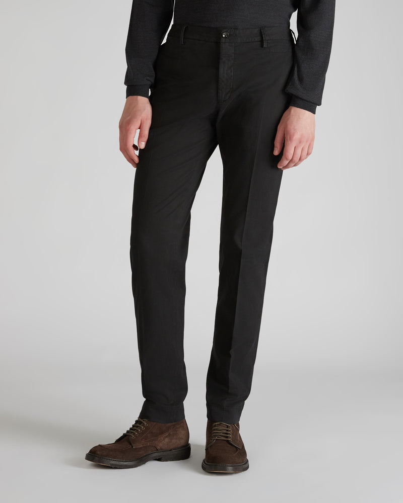 Slowear Pantalone tapered fit in tricocell certificato Spedizione Gratuita
