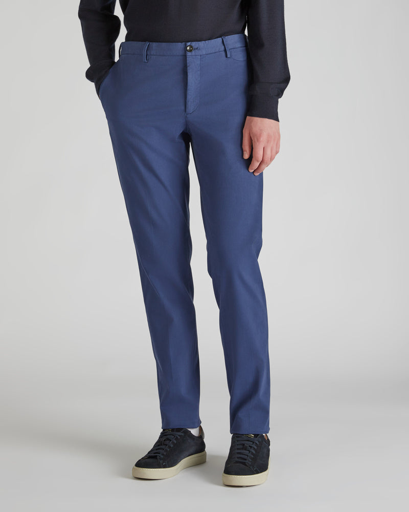 Slowear Pantalone tapered fit in tricocell certificato Negozi Online