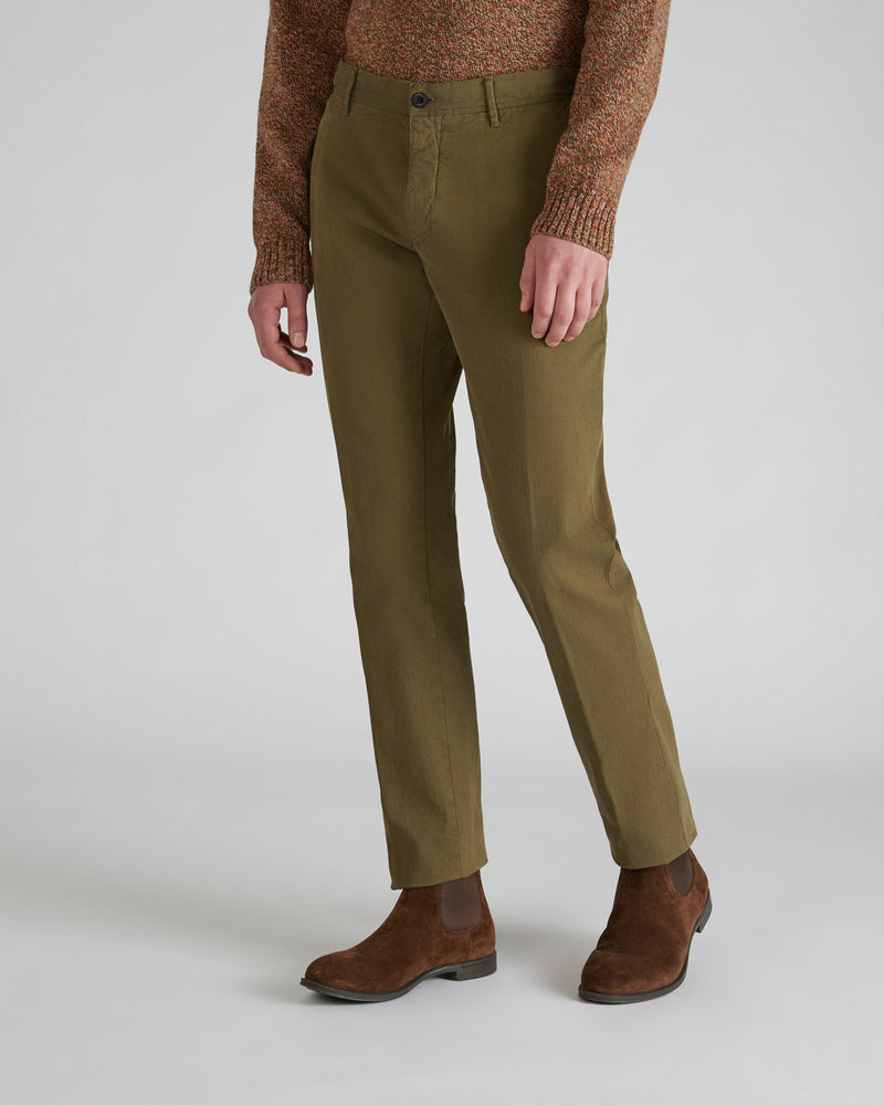 Slowear Pantalone slim fit in cotone stretch Acquista Ora