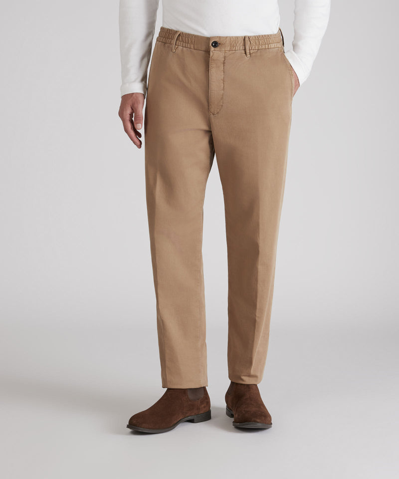 Slowear Pantalone slim fit in raso di cotone Promozione Limitata