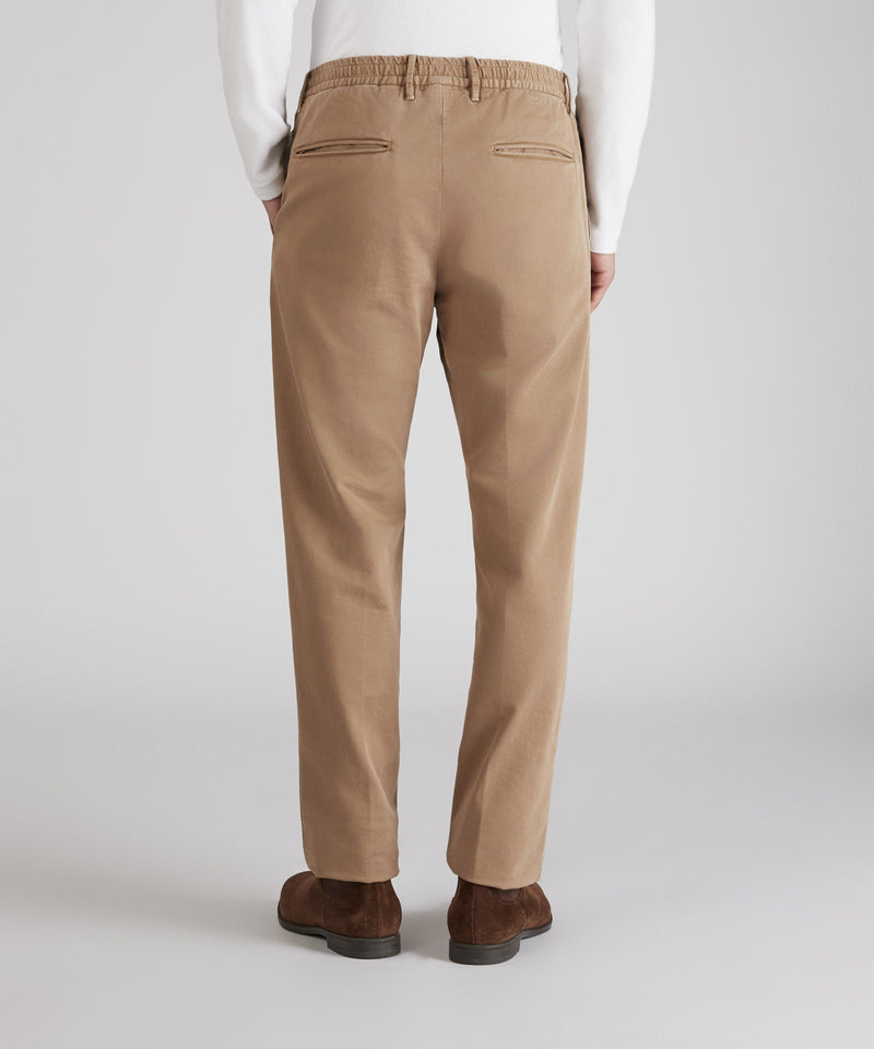 Slowear Pantalone slim fit in raso di cotone Promozione Limitata