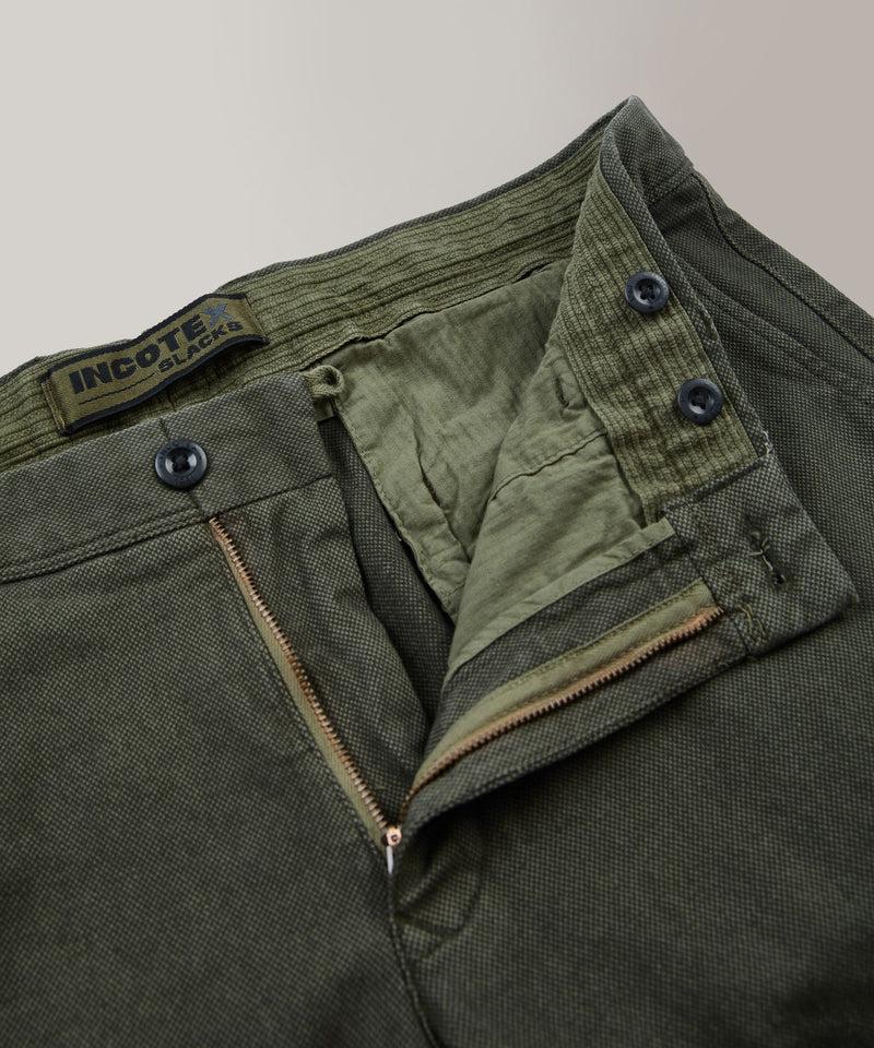 Slowear Pantalone slim fit in cotone microstrutturato Affare Del Giorno