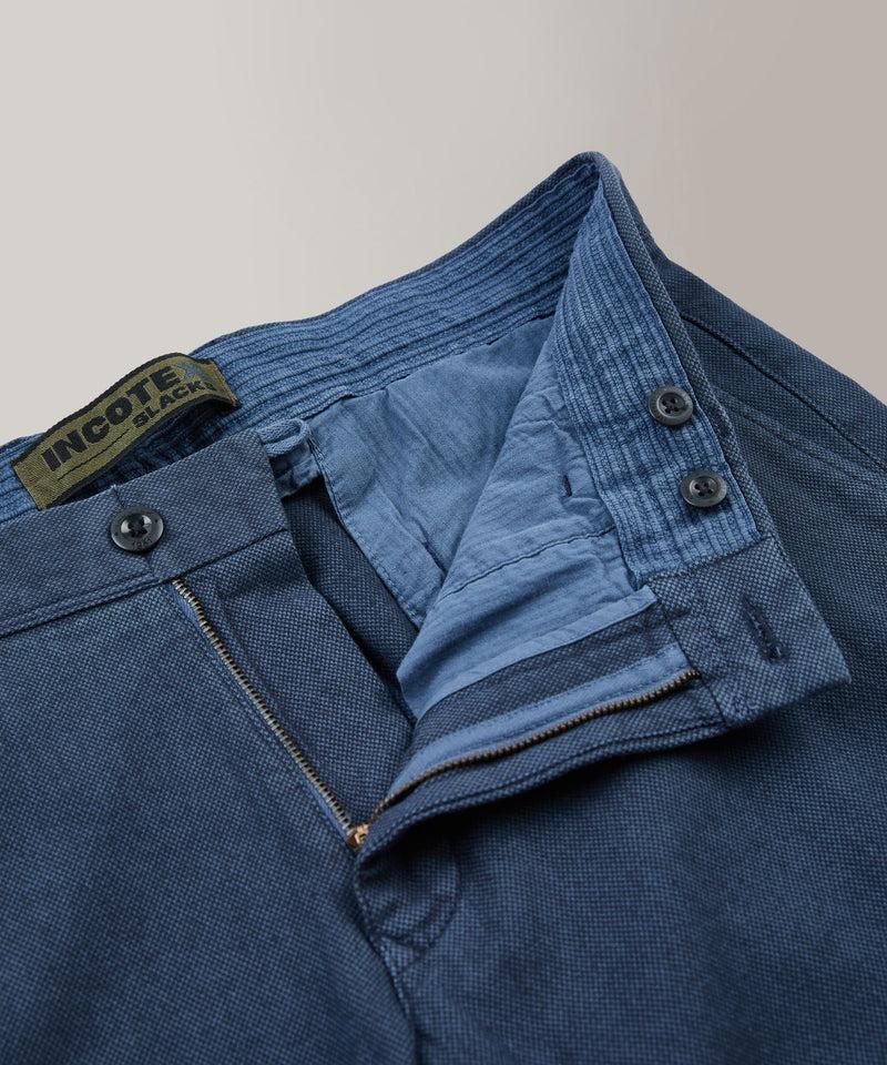 Slowear Pantalone slim fit in cotone microstrutturato Prezzo Ridotto