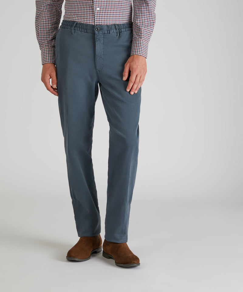 Slowear Pantalone slim fit in satin di cotone Convenienza