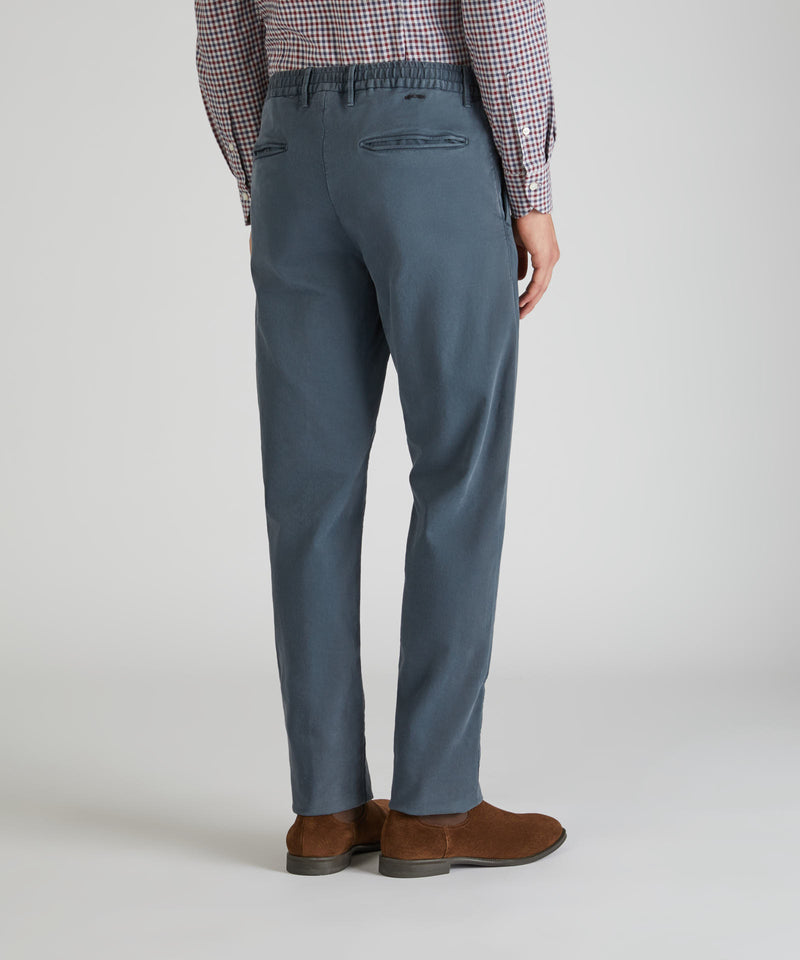 Slowear Pantalone slim fit in satin di cotone Convenienza