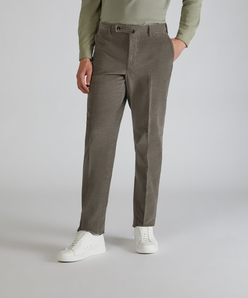 Slowear Pantalone regular fit in velluto Outlet